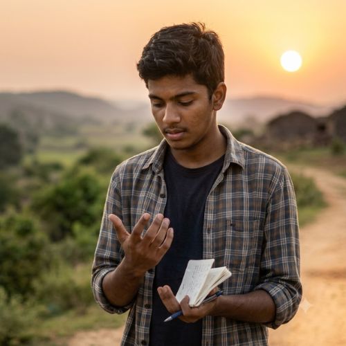 Individual discovering skills through self-reflection.